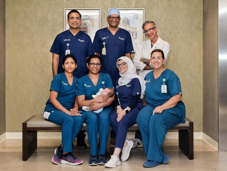 alt="American Hospital Dubai has successfully carried out a complex lung surgery on a 15-day-old infant"