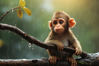 alt="Viral Video of Resilient Monkey Goes Viral all Over the World"