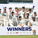 alt="England Seamers Shine as Tourists Fight Back on Even Opening Day of Third NZ Test"