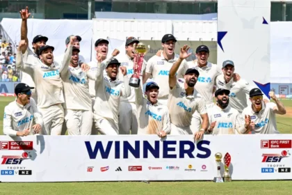 alt="England Seamers Shine as Tourists Fight Back on Even Opening Day of Third NZ Test"