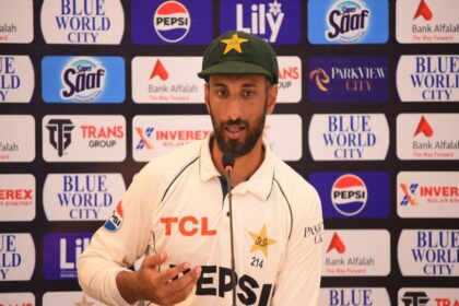 alt="Pakistan Skipper Shan Masood Confident Ahead of Boxing Day Test Against South Africa"