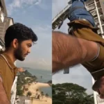 alt="Gukesh Conquers Fear of Heights with Bungee Jump"