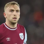 alt="West Ham’s Jarrod Bowen Out with Foot Fracture After Liverpool Defeat"