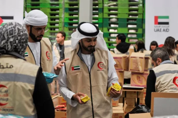 alt="UAE Takes the Lead in Global Humanitarian Efforts in 2024, Providing Assistance to Numerous Countries"