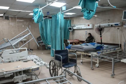 alt="Gaza's healthcare system is on the brink of total collapse"