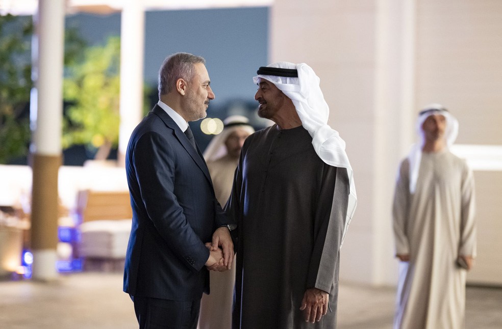 alt="UAE President, Turkish FM Strengthen Ties, Discuss Syria’s Stability"