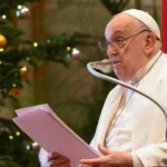 alt="Pope Francis Condemns 'Cruelty' of Gaza Airstrike Killing Children"