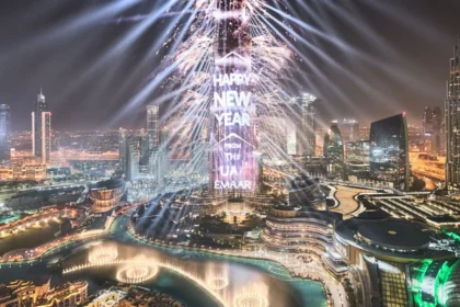 alt="NYE in Downtown Dubai"