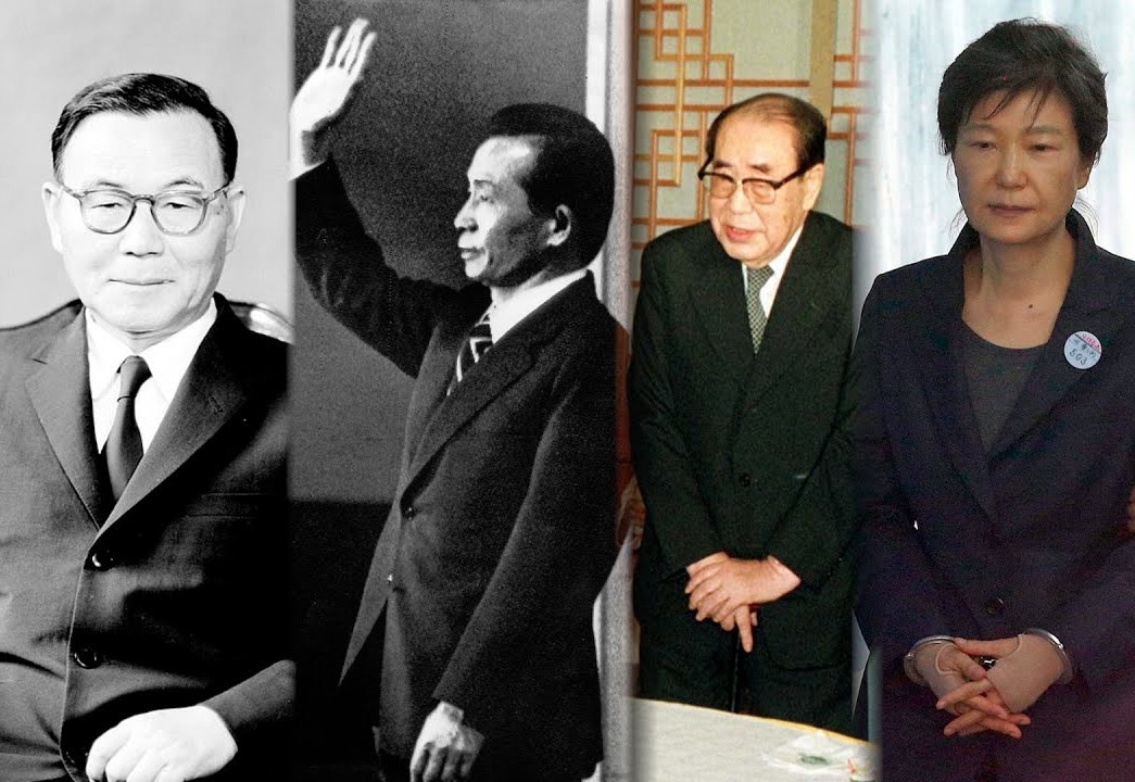 alt="tumultuous history of South Korean presidents"