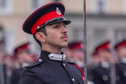 alt="Sheikh Mohammed's grandson has successfully graduated from the Royal Military Academy Sandhurst"