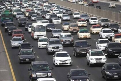 alt="UAE Traffic Updates: Significant Delays Anticipated on Dubai Roads This Weekend"