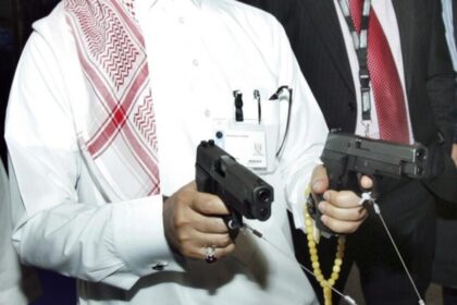 alt="Saudi man taken into custody after sharing a video flaunting his firearm"