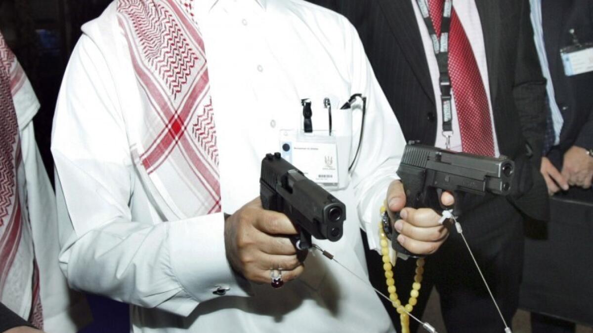 alt="Saudi man taken into custody after sharing a video flaunting his firearm"