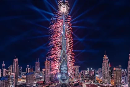 alt="The Best Viewing Spots for the Burj Khalifa New Year's Eve 2025 Fireworks in Dubai"