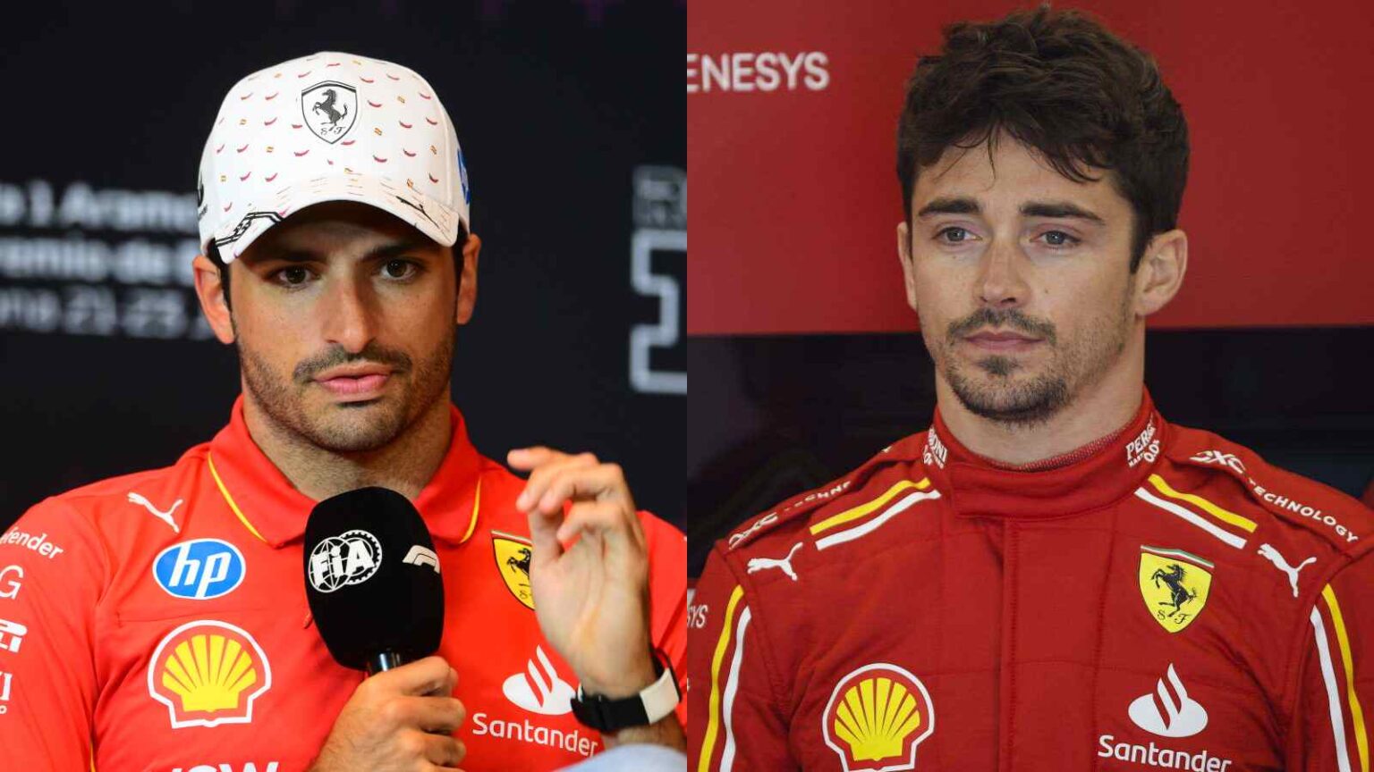 alt="Abu Dhabi Grand Prix Showdown Between Norris and Leclerc."