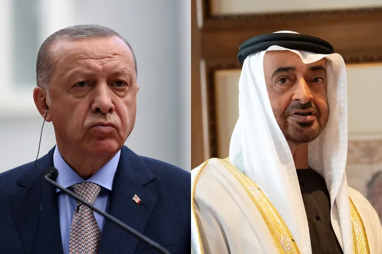 alt="UAE and Turkey Presidents Phone Call"