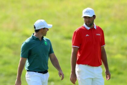 alt="McIlroy and Scheffler Outshine Koepka and DeChambeau in PGA-LIV Showdown"