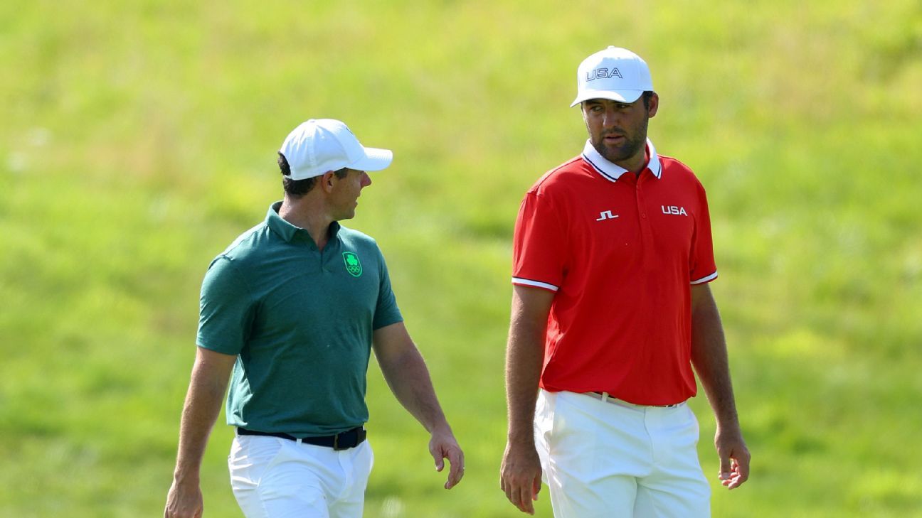 alt="McIlroy and Scheffler Outshine Koepka and DeChambeau in PGA-LIV Showdown"