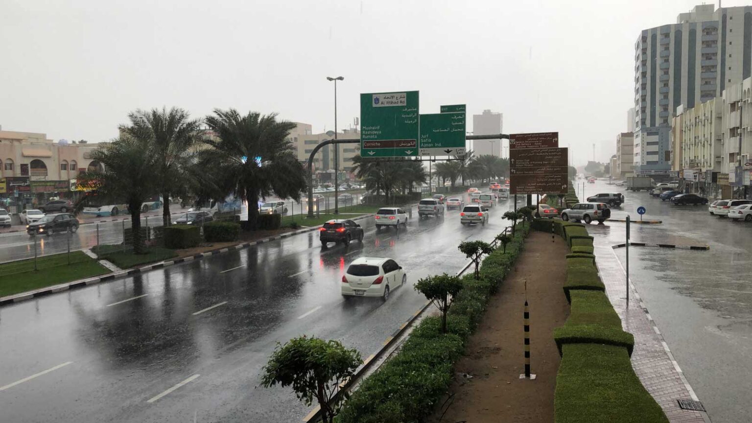 alt="Light Rain Graces Ras Al Khaimah, Fujairah, and Ajman"