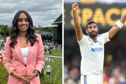 alt="Isa Guha has issued an apology for her controversial remarks regarding Bumrah"