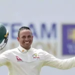 alt="Usman Khawaja and Josh Inglis propel Australia to the dominant position over Sri Lanka"