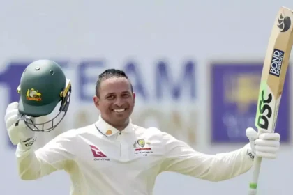 alt="Usman Khawaja and Josh Inglis propel Australia to the dominant position over Sri Lanka"