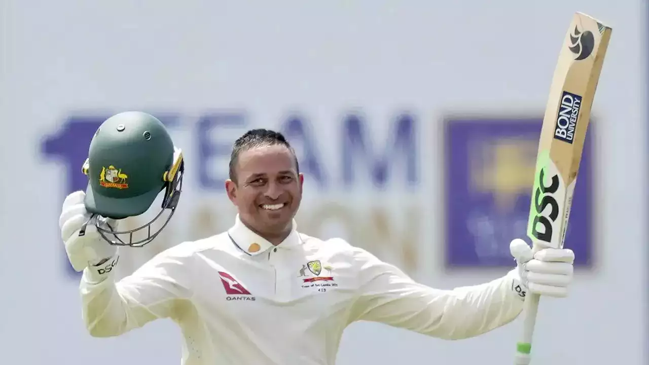 alt="Usman Khawaja and Josh Inglis propel Australia to the dominant position over Sri Lanka"