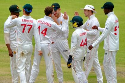 alt="Ervine shines as Zimbabwe gains the upper hand against Afghanistan"