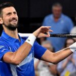 alt="Towering American Opelka Overpowers Novak Djokovic in Brisbane"