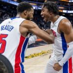 alt="Pistons Celebrate Win Despite Losing Ivey"