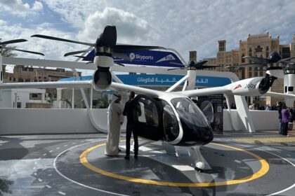 alt="Dubai's Flying Taxi Revolution: DXV Vertiport Takes Off by 2026"