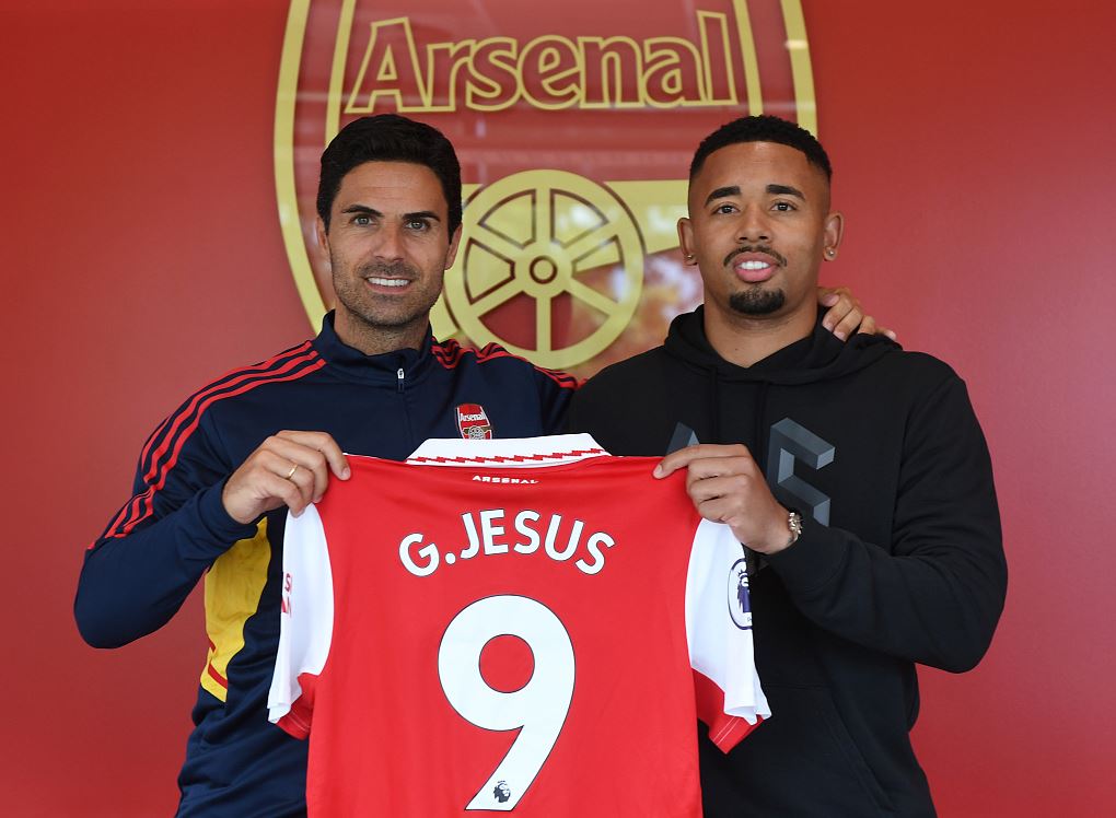 alt="Gabriel Jesus is determined to help Arsenal break their Premier League title"