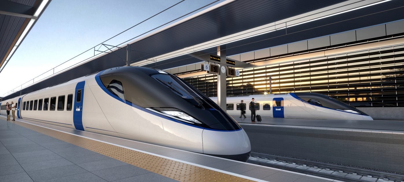 alt="Britain's bullet train provides a quicker, more efficient way to travel, transforming transportation with its speed and convenience for both commuters and tourists"