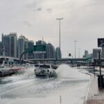 alt="Rainfall in Sharjah and Ras Al Khaimah"