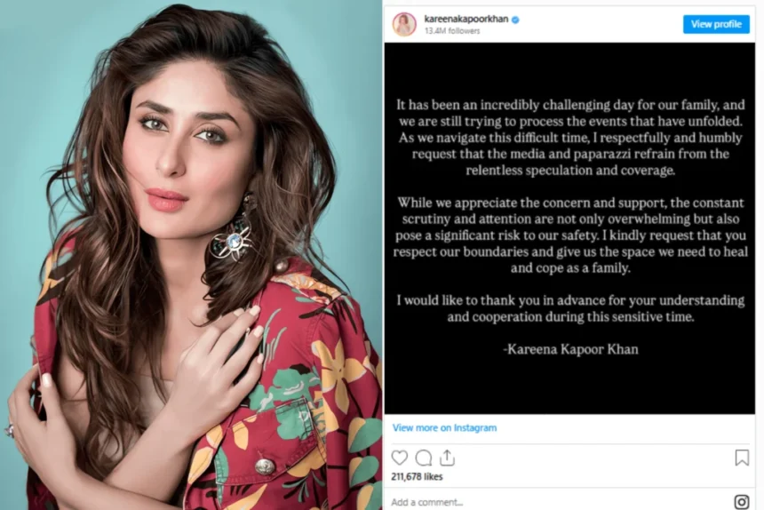 alt=""Respect Our Boundaries" says Kareena Kapoor Speaks Out After Saif Ali Khan Attack"