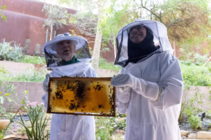 alt="Jane Goodall’s Pollinator Garden Opens in Dubai, Inspiring UAE’s Next Generation"