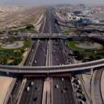 alt="Lane On Al Khail Road Shut Following Ceramic Tiles Fall"