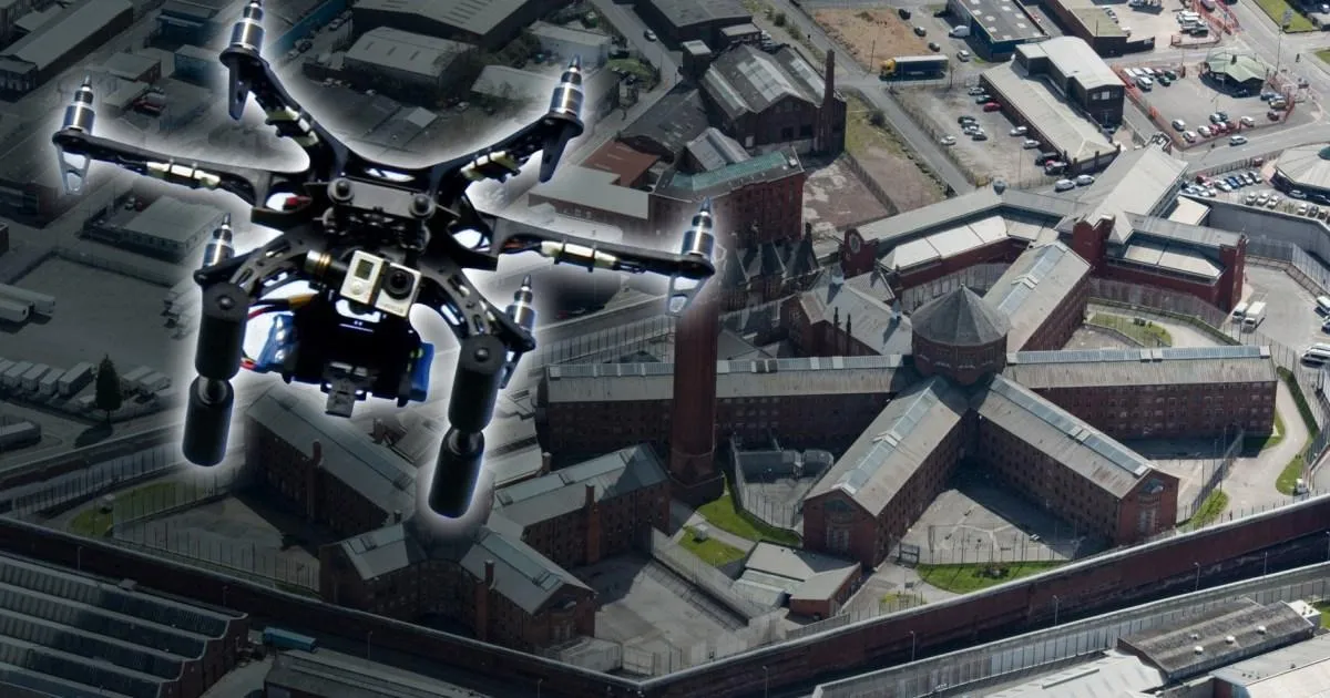 alt="Drone Deliveries Inside Prisons Pose Serious Threat to UK Security"