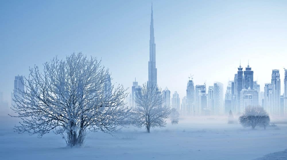 alt="Rough Seas and Frosty Mornings Grip UAE as Winter Weather Intensifies"