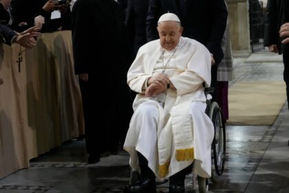 alt="Pope Francis Injures Arm in Vatican Fall Amid Fragile Health"