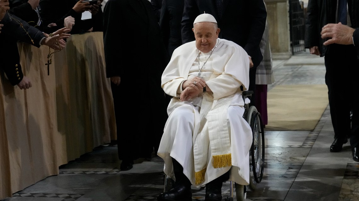 alt="Pope Francis Injures Arm in Vatican Fall Amid Fragile Health"