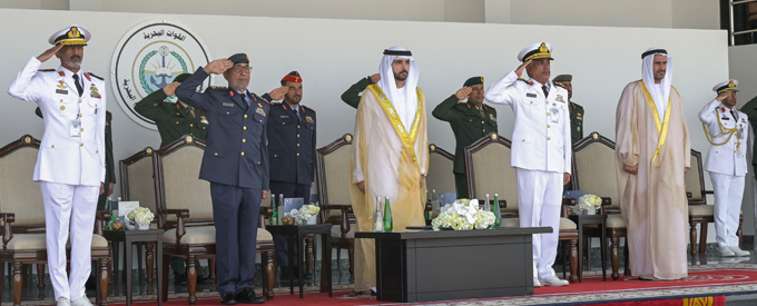 alt="Sheikh Hamdan visits Zayed Military City in Abu Dhabi"