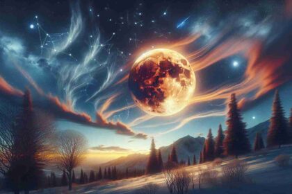 alt="The Wolf Moon: January's Celestial Spectacle Brings Cosmic Alignment"