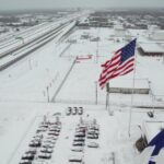 alt="Winter Storm Heading for Texas Grounds Flights and Menaces Grid"