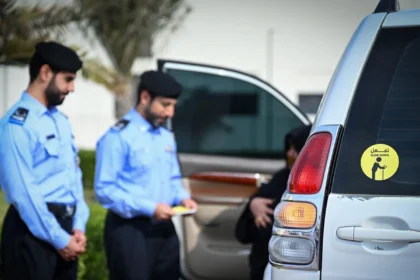 alt="Sharjah Police launch new road safety initiative with "Take It Easy" slogan"