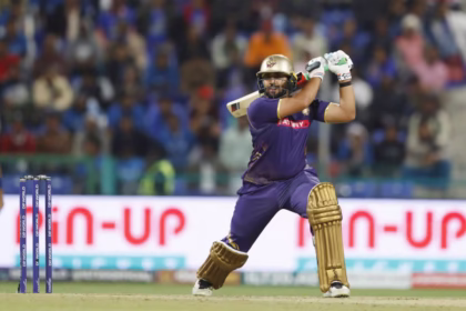 alt="Young UAE Batter Alishan Sharafu Stuns in Comprehensive Rout Over MI Emirates"