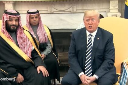 alt="Saudi Crown Prince Offers $600 Billion Investment Pledge in Trump Call"