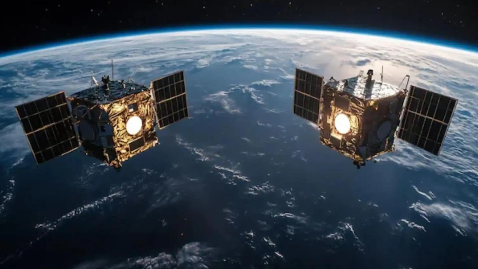 alt="ISRO Releases Stunning Video of Successful Satellite Docking in SpaDeX Mission"