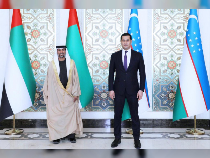 alt="Mohammed bin Rashid and Uzbekistan President Discuss Bilateral Cooperation"