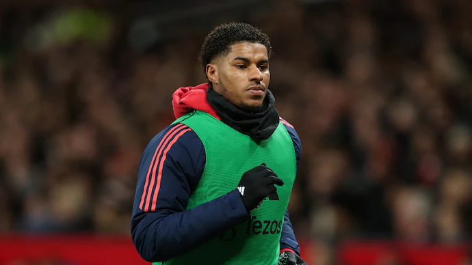 alt="Rashford Dismisses ‘Ridiculous’ Rumors About Potential Manchester United Exit"